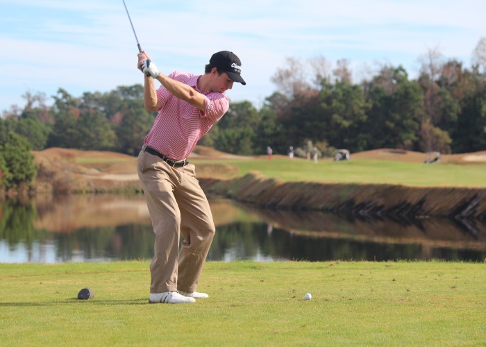 NCCGA Golfer Tees Off