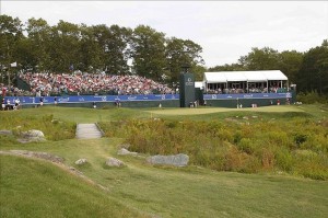 Four Deutsche Bank Championship hole