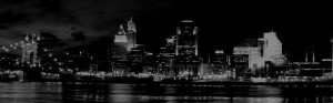 Cincinnati black and white