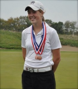 Female College Golfer