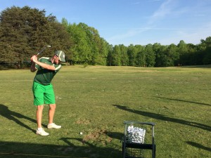 Baylor Club Golf practice swing nccga national championship