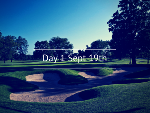 Day 1 - September 19th
