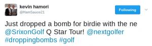 Kevin Hamori Srixon Tweet