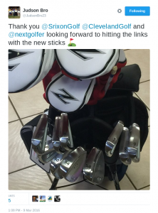 judson bro bradley college golf srixon ambassador