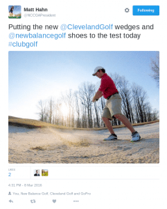 matt hahn delaware college golf srixon ambassador