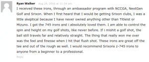 srixon ambassador testimonial