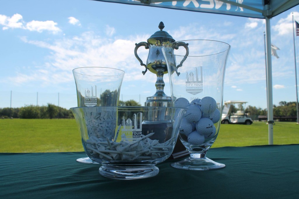 City Tour golf trophies