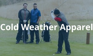 cold weather golf gear button