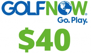 GolfNow $40 Gift Card