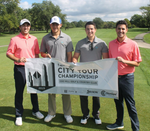 group of golfers in detroit
