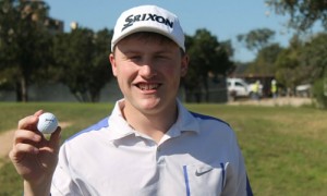 college student srixon golf balls