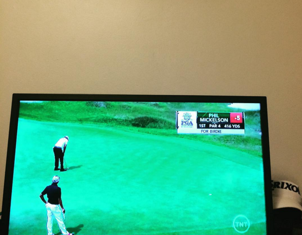 golf tournament on television