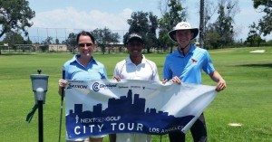 los angeles city tour group of golfers