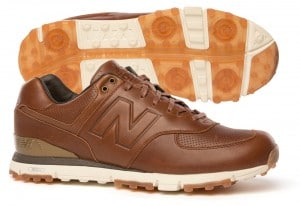 new balance brown golf shoes