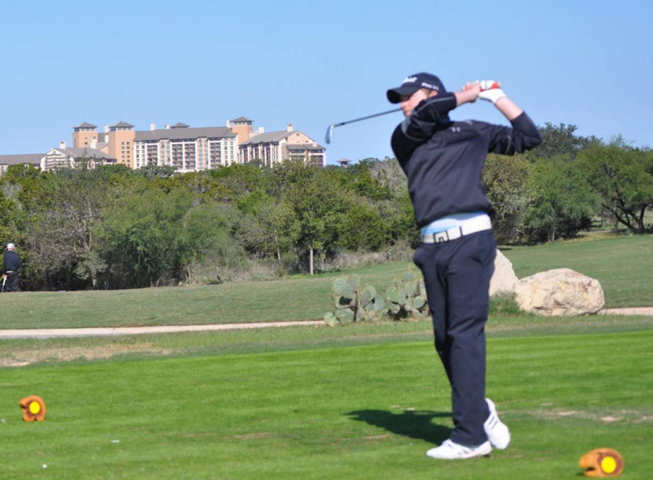 college golfer tees off at tpc san antonio