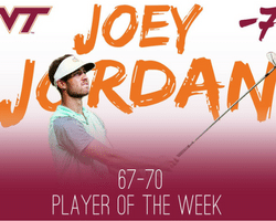 Joey Jordan Virginia Tech Club Golf