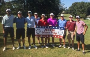 north carolina college golf match play yeam