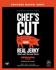 chef's cut jerky sriracha bacon golf snacks