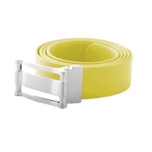 yellow clazic golf belt