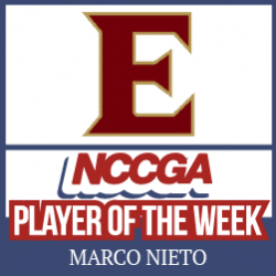 Marco Nieto player of the week NCCGA